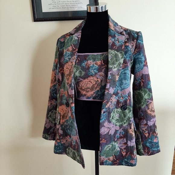 Emerald xo Ivy Lavender Brocade Jacket (jacket only) - Picture 9 of 10